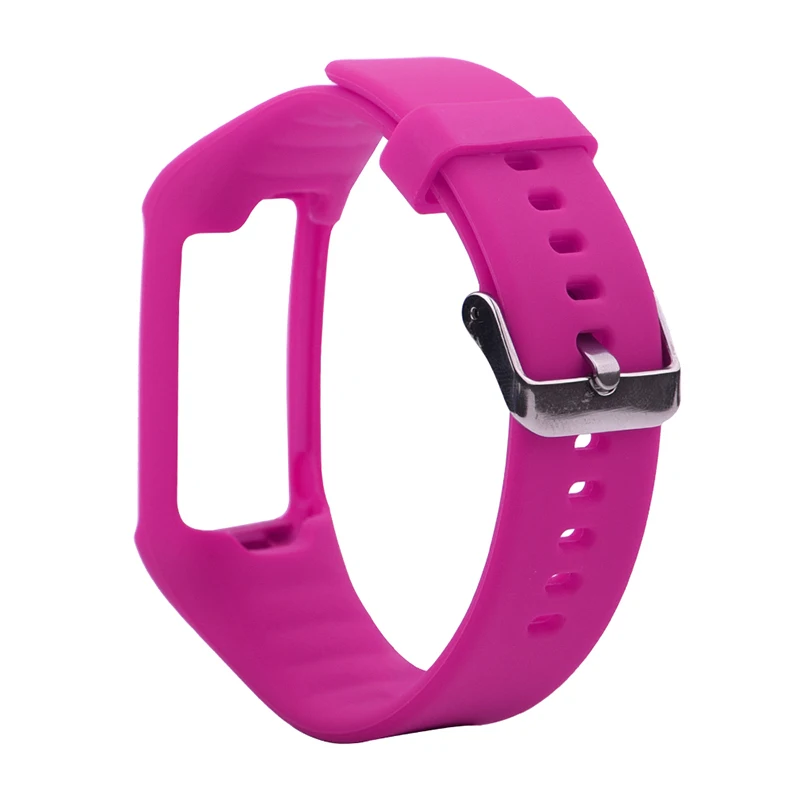 Синий цвет Waitst band подходит для Polar A360 A370 силиконовые часы браслет ремешок Браслеты