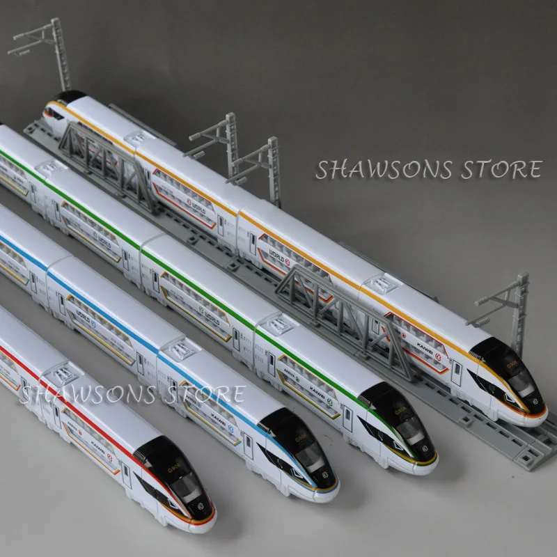Diecast Metal Model Double Decker CRH High Speed Train Railway