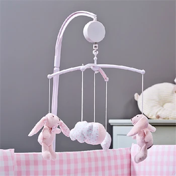 

Song Rotary Baby Mobile Crib Bed Bell Toy Battery-operated Clockwork Movement Music Box Newborn Bell Crib Baby Toys