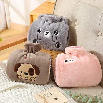 

Winter Hand Warmer Water-Filling Hot Water Bag Cute Plush Heated Bag Double-Handed Warm Hot Water Bags Treasure Hand Po JJ70003