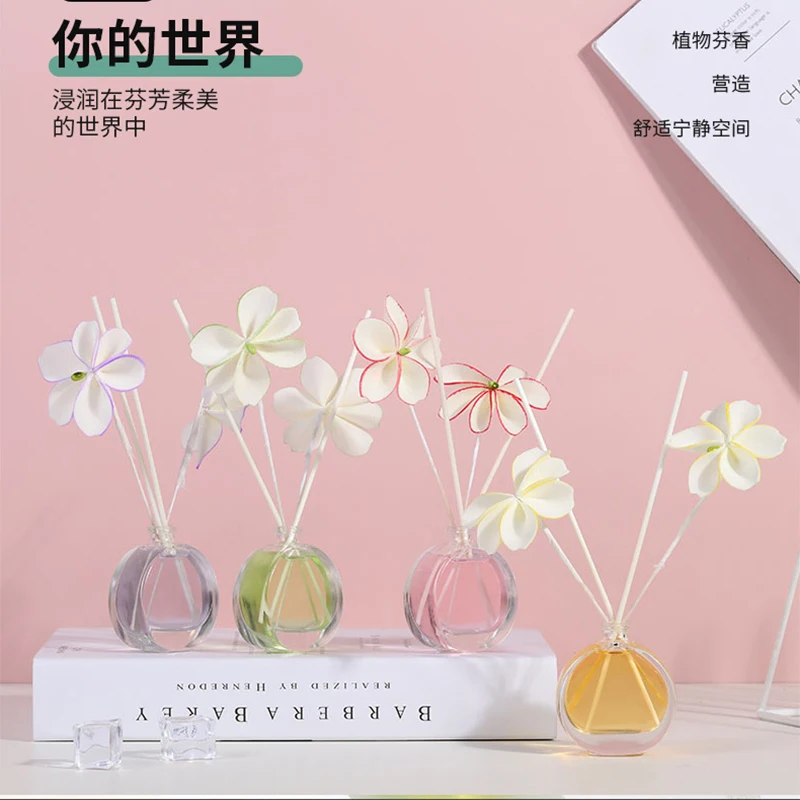 1pcs Ins Popular Reed Diffuser with 30ml Aromatherapy Essential Oil Dried Flower and Natural Rattan Sticks Photo Props | Дом и сад