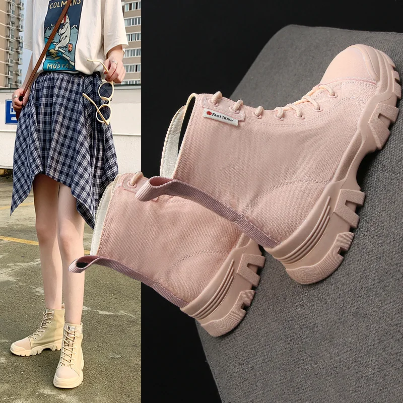 

Short Boots WOMEN'S Boots Single Boots Korean-style Chunky-Heel Semi-high Heeled Boots Short Boots 2019 Autumn Short Boots Women