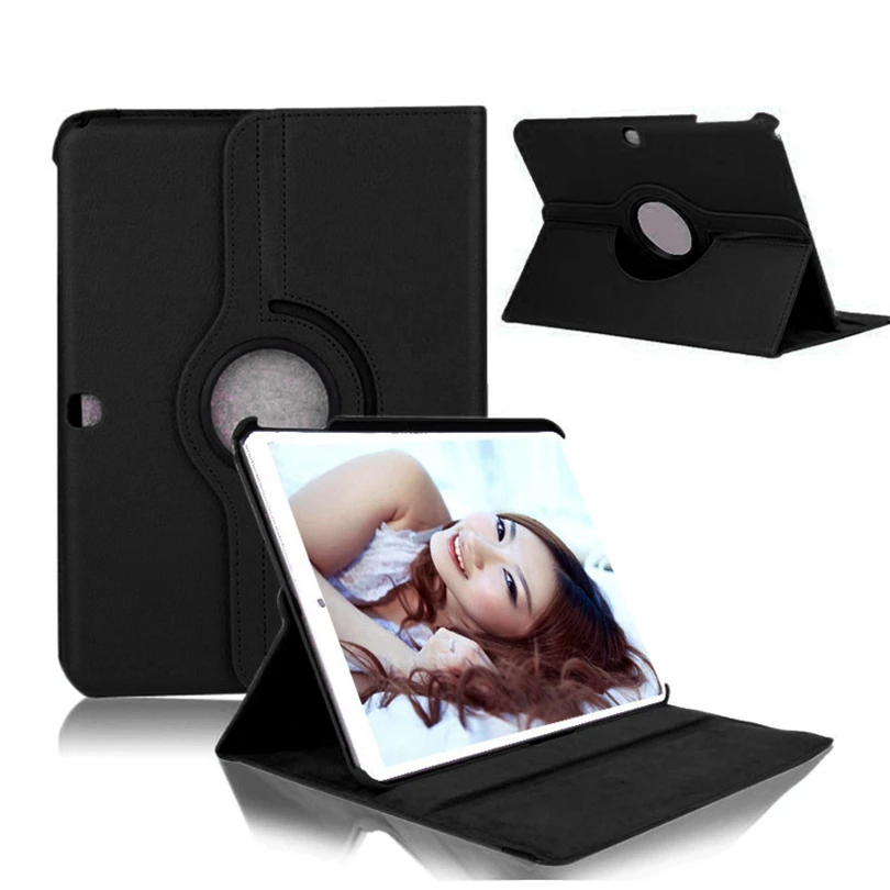 Чехол для планшета Samsung Galaxy Tab 4 10 1 дюймов T533 T535 Tablet Вращающийся 360 чехол SM T530 T531