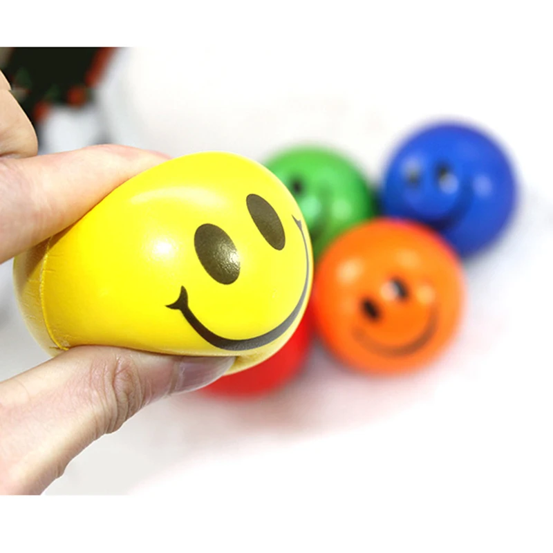 2016-Soft-Anti-Stress-Balls-Toys-Outdoor-Activities-Entertainment-Children-Dog-Pet-Pu-Laugh-Face-AntiStress