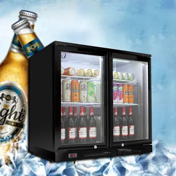 

Commercial intelligent refrigerator double door three door straight cold Ice wine cabinet bar KTV beer beverage refrigerator