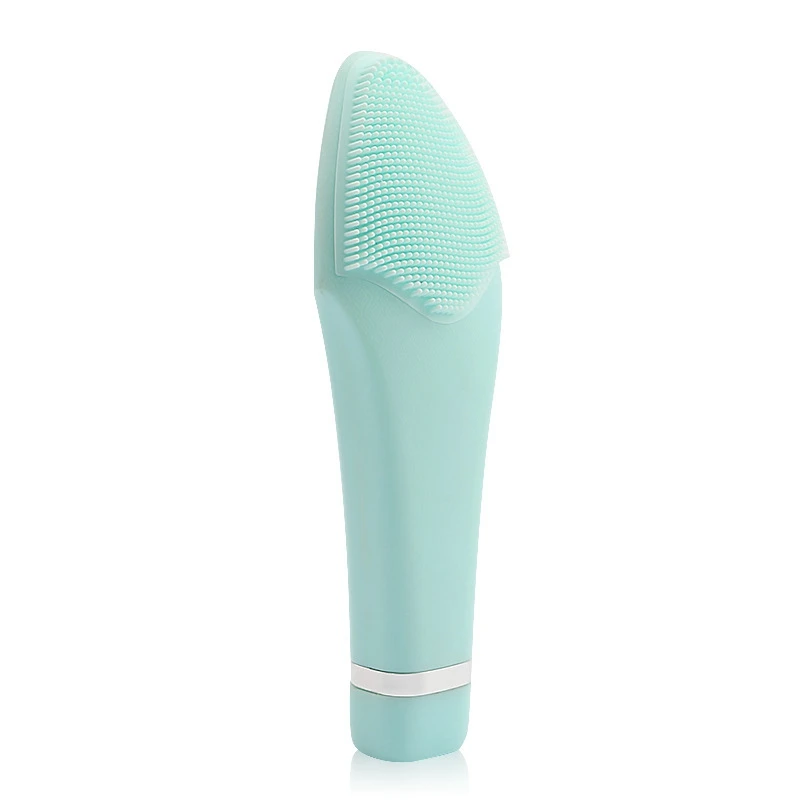 Щетка для очищения лица Sonic Vibration Face Cleaner Silicone Deep Pore Cleaning Electric Waterproof Massage