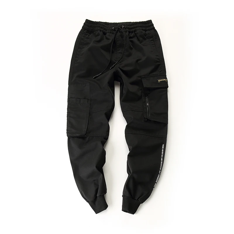 DUYOU, Новое поступление, мужские модные штаны, уличные повседневные штаны, Мужские штаны для бега в стиле хип-хоп, мужские брюки размера плюс M-XXL