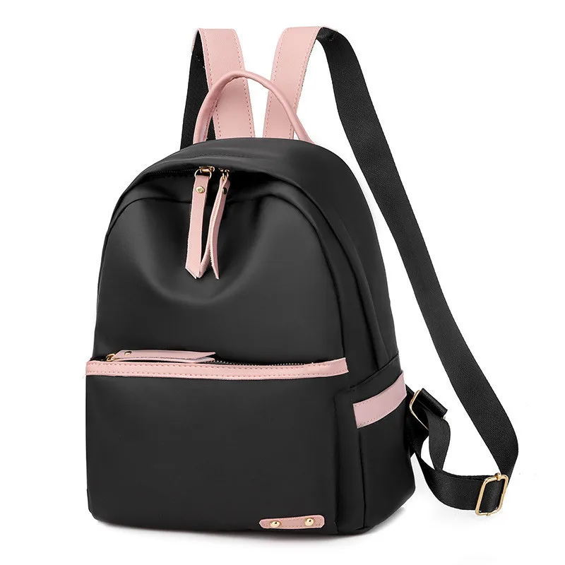 

2020 New Small Backpack Female Back Pack Women Black Bagpack for Teenager Girls Oxford Lightweight Wear-resistant High Quality