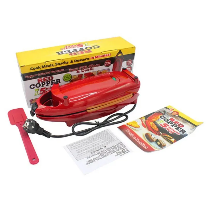 Electric frying pan steak barbecue plate smoke-free non-stick pot heating frying pan pizza maker omelette maker 4