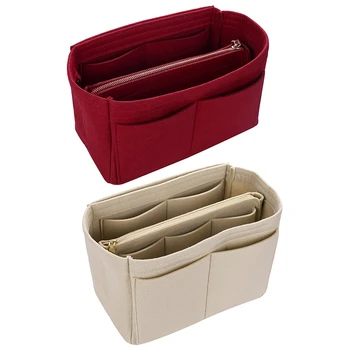 

Makeup Bag Cosmetic Cases Felt Bag Organizer Insert Cosmetic Bags Makeup Case Travel Toiletry Bag Handbags Organizer