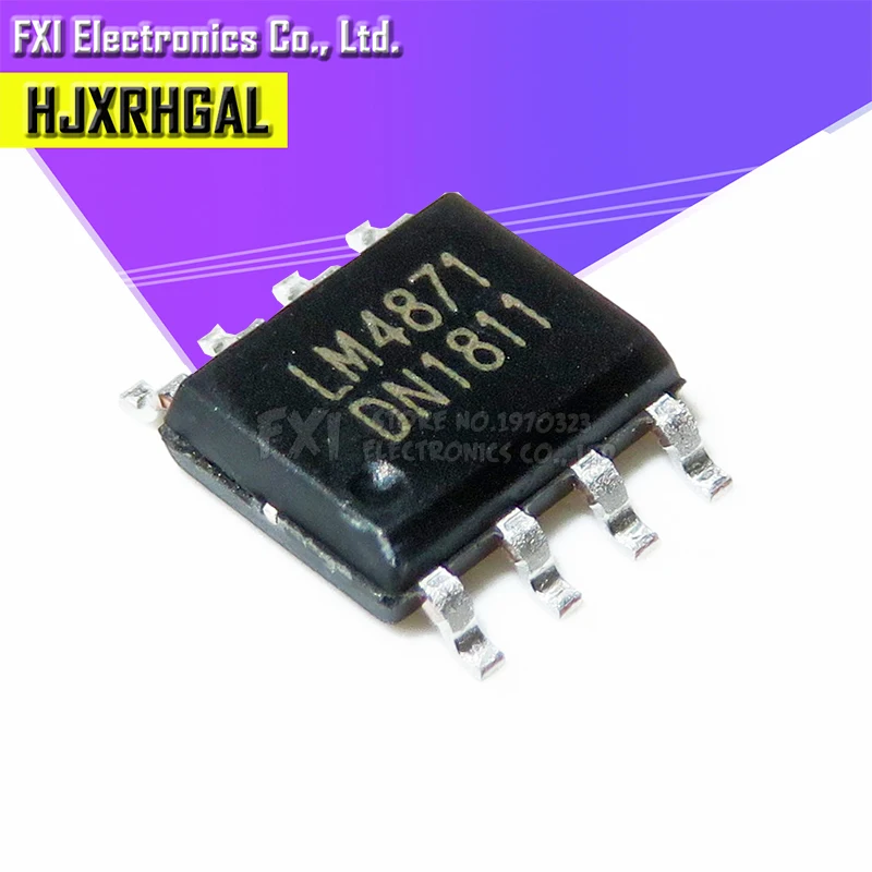 10 шт. LM4871MX LM4871 SOP8 SOP 4871 3 Вт аудио амплитуды новый оригинальный | Электронные