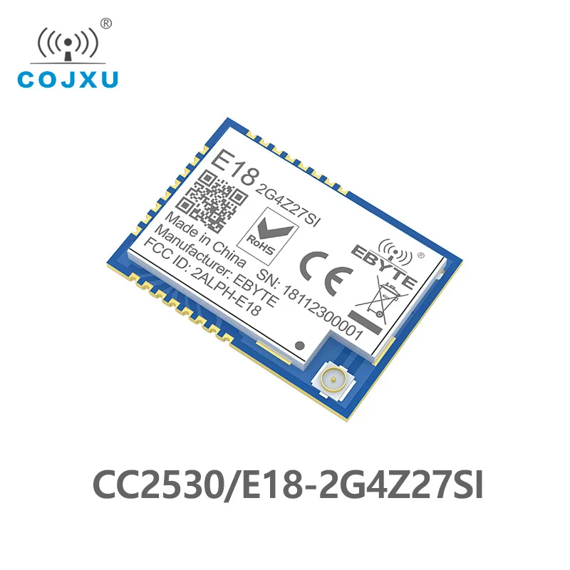 

E18-2G4Z27SI CC2530 ZigBee 2.4GHz 27dBm Long Distance IO small-sized Wireless Transceiver Transmitter Receiver Antenna IPEX SMD