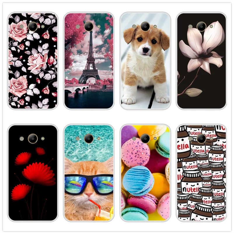 

Phone Case for Huawei Y3 2017 Soft Silicone TPU Cool Design Pattern Painted for Huawei Y 3 2017 Case