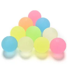 10 шт./компл. разноцветный прыгающий мяч твердая игрушка с отскоком резиновый материал для детей идея детский любимый подарок
