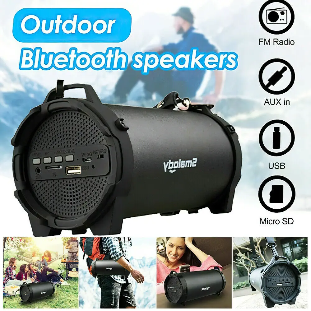 

spash bluetooth speaker Portable Wireless Outdoor Speaker Subwoofer Stereo Loudspeaker MP3 Music Sound Columnfor PC Mobile Phone