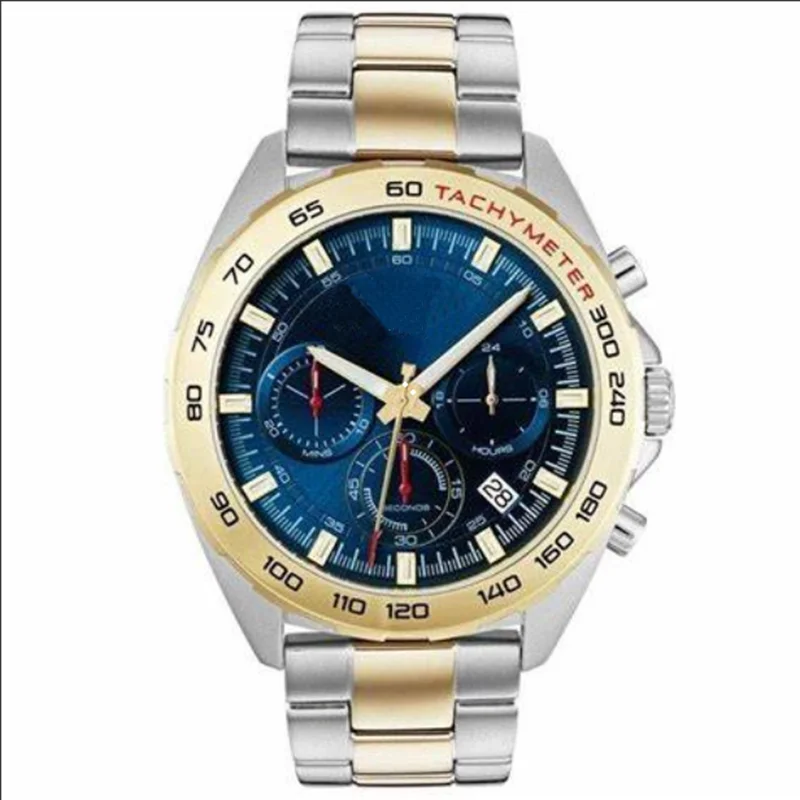 

Fashion Brand AAA Green Water Phantom Men Quartz Watch Stainless Steel Boss Mens Business Watch Reloj Delos Hombres