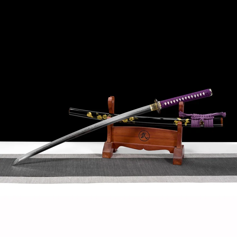 Clay Tempered T10 Steel Handmade Katana Real Hamon Japanese samurai sword Sharp Clay Tempered T10 Steel Handmade Katana Real Hamon Japanese samurai sword Sharp