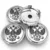 4pcs 60mm Russian National Shield Car Wheel Center Caps Hub Cap for LADA TOYOTA NISSAN Hyundai KIA Chevrolet Mitsubishi Ford BMW
