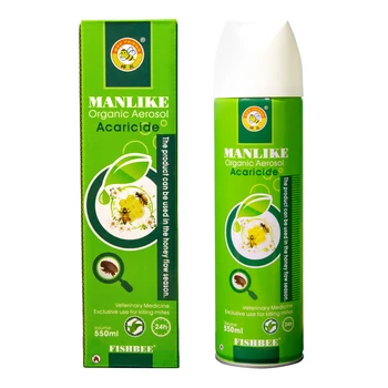 

MANLIKE 100% pure organic aerosol kill bee varroa 550ml bee medicine with Plant Thymol essential oil during honey flow period
