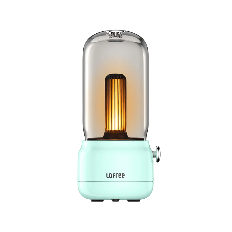 Синий Xiaomi Mijia Lofree CANDLY Ретро Свет usb зарядка/Подставка для зарядки Регулируемая яркость 1800k Светодиодная свеча свет - Цвет: Синий