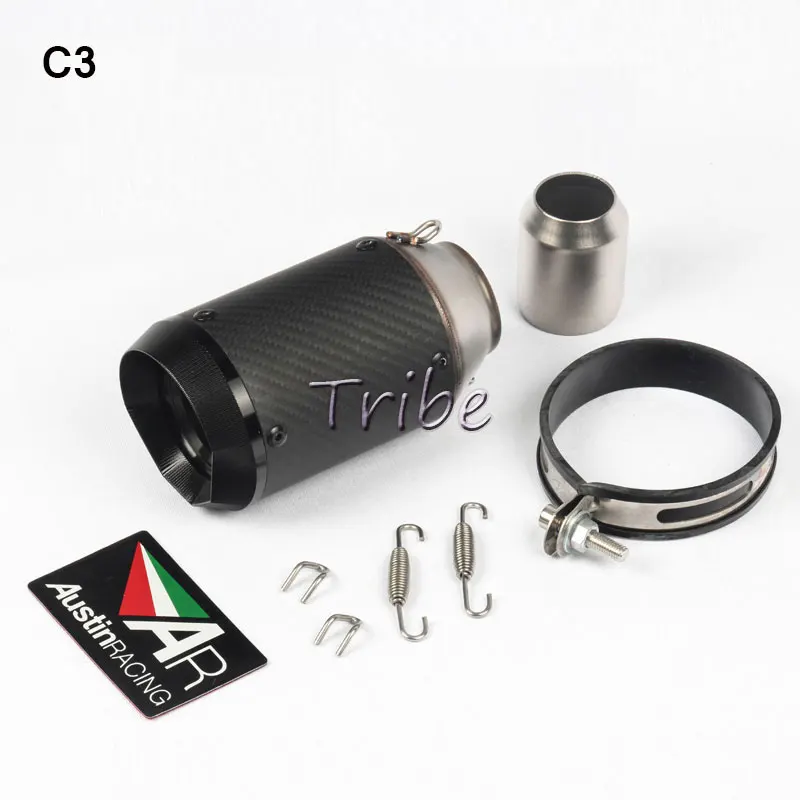 Echappement Moto Escape Akrapovic глушитель мотоцикла для мотокросса Pitbike DB kille для Auston Racing ZX6R S1000RR Z900 ER6N