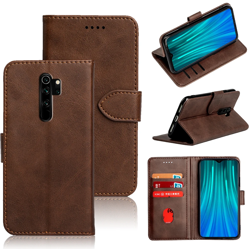 SRHE чехол для Xiaomi Redmi Note 8 Pro Чехол книжка роскошный кожаный мягкий силиконовый