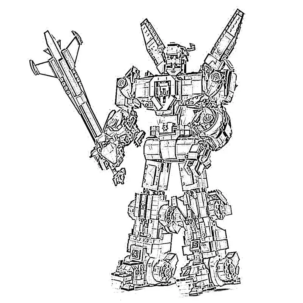 

hot lepining Ideas technic creators classic Voltron Defender of The Universe robot war Mecha 21311 Building Blocks bricks toys