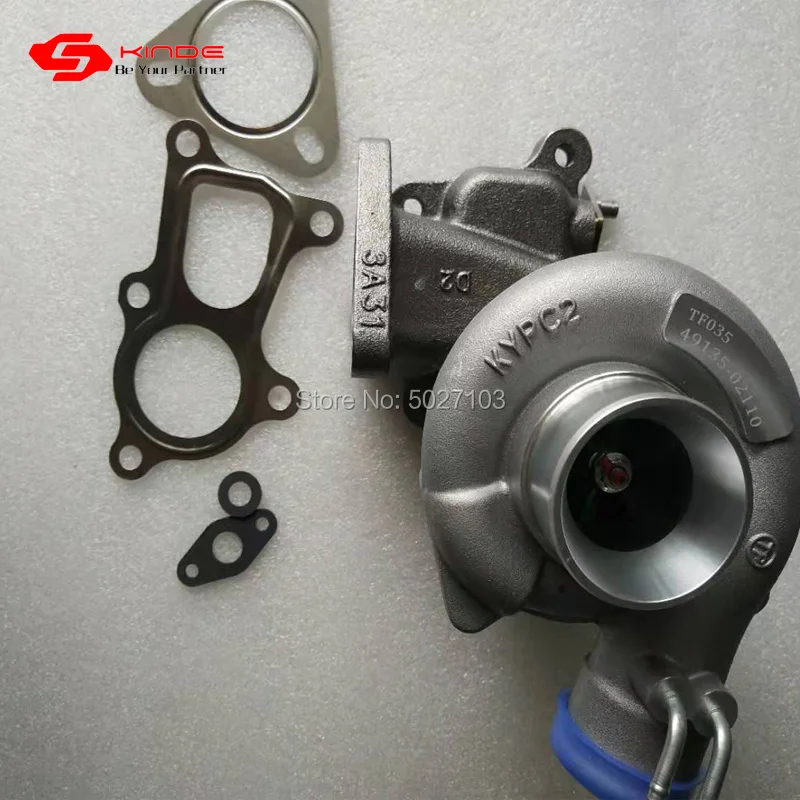 Турбокомпрессор Susirick 49135-02110 49135-02100 turbo TF035HM для Mitsubishi Hyundai с двигателем 4D56 MR224978 |