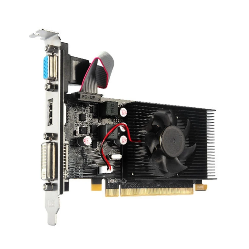 VGA-карта Radeon HD7450 2 Гб GDDR3 64 бит HDMI-совместимая VGA DVI интерфейсная шасси графические