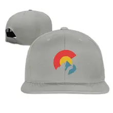 Флаг Колорадо Твердые Snapback бейсболки кепки один размер