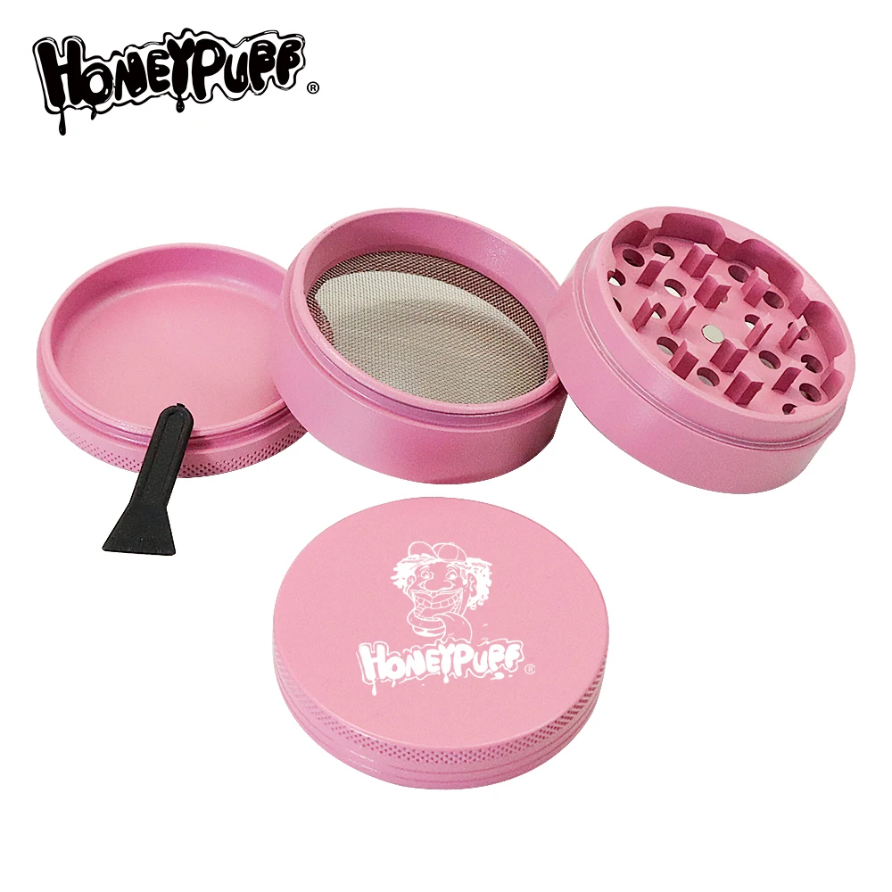 HONEYPUFF Grinder Weed Ceramic Herb Grinder Aluminum 63MM 4 Layers Grinding Machine Spices Grinder Crusher Weed Accessories HONEYPUFF Grinder Weed Ceramic Herb Grinder Aluminum 63MM 4 Layers Grinding Machine Spices Grinder Crusher Weed Accessories