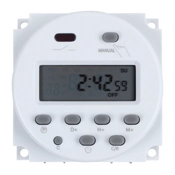 

DC 12V Digital LCD Power Programmable Timer Time Switch Relay 16A Amps
