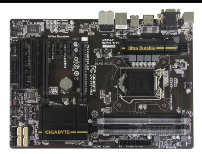 

Gigabyte GA-B85-HD3 original motherboard LGA 1150 DDR3 B85-HD3 32GB for i3 i5 i7 22nm cpu Desktop motherboard