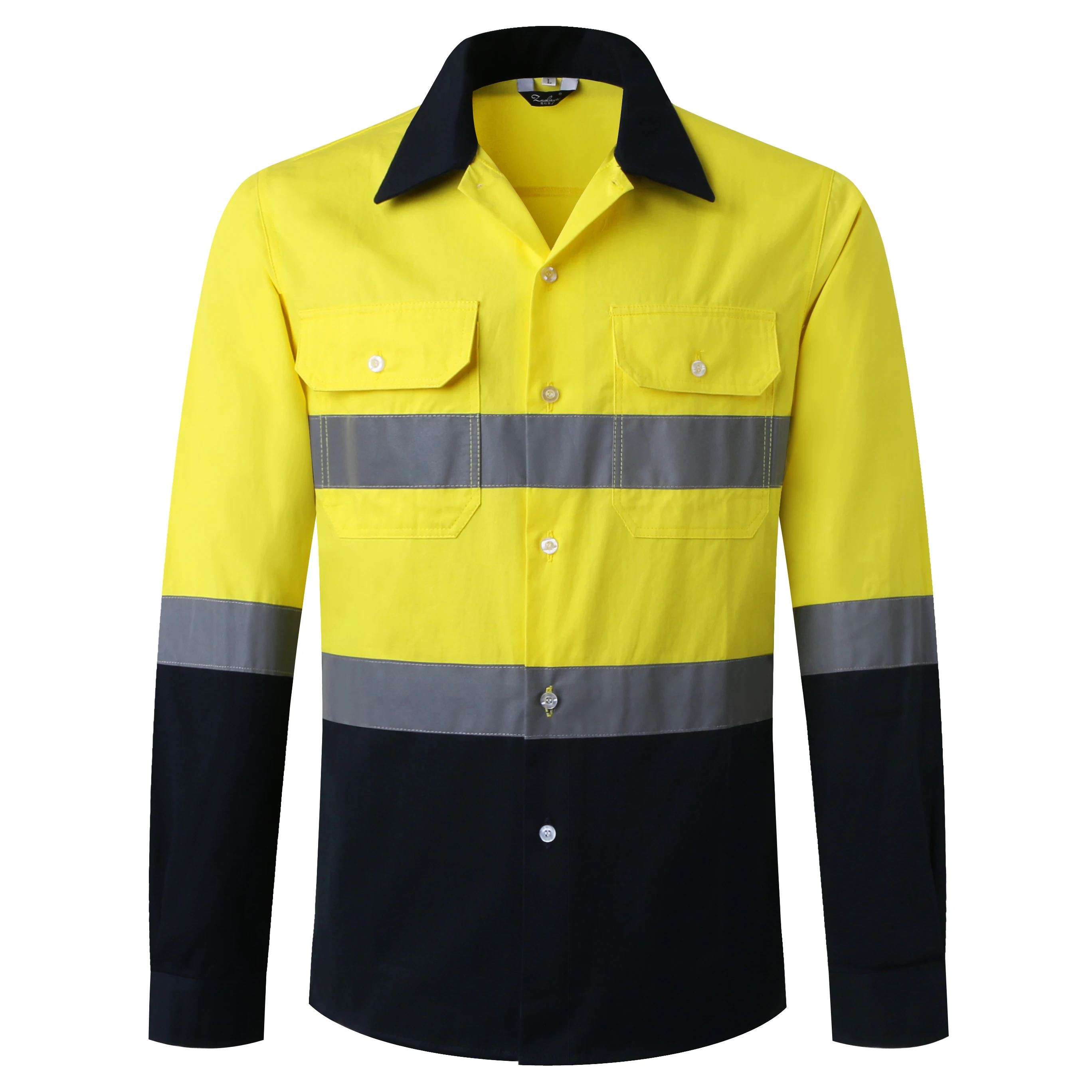 Hi Vis Shirt Men Reflective Safety 