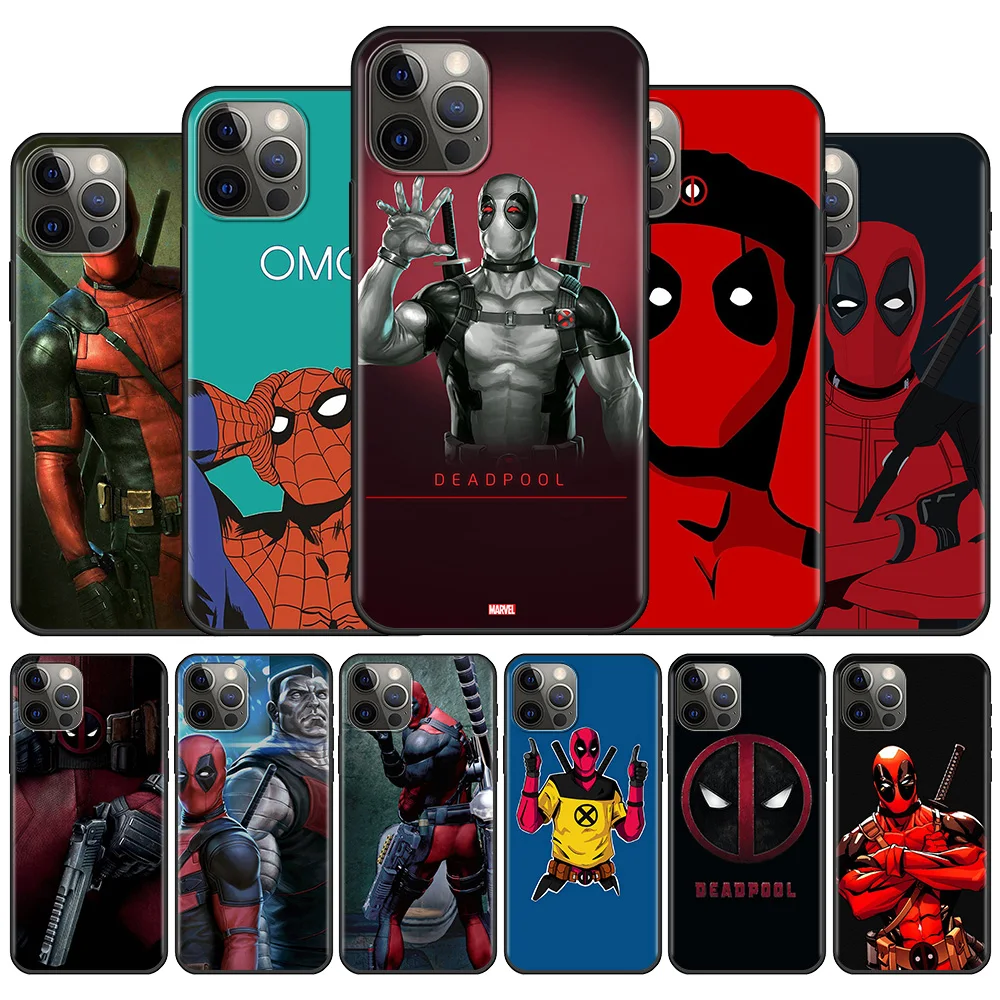 Deadpool 2 Marvel Case For Apple iPhone 11 12 13 Pro Max 7 XR X SX 8 6S Plus 12Mini 5 5S SE Back Phone Cover Shell Bag | Мобильные