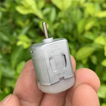 

Mini 130 Motor DC 3V 5V 6V 7.4V 19500RPM High Speed Strong Magnetic Carbon Brush Motor DIY Toy Model Small Fan Four-wheel Drive