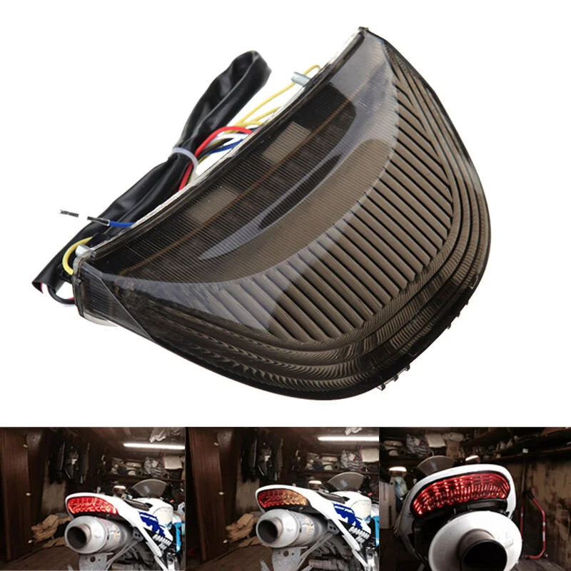 Светодиодный индикатор задний светильник Замена дыма для Honda CBR600RR 2003-2006 поворотник портативный