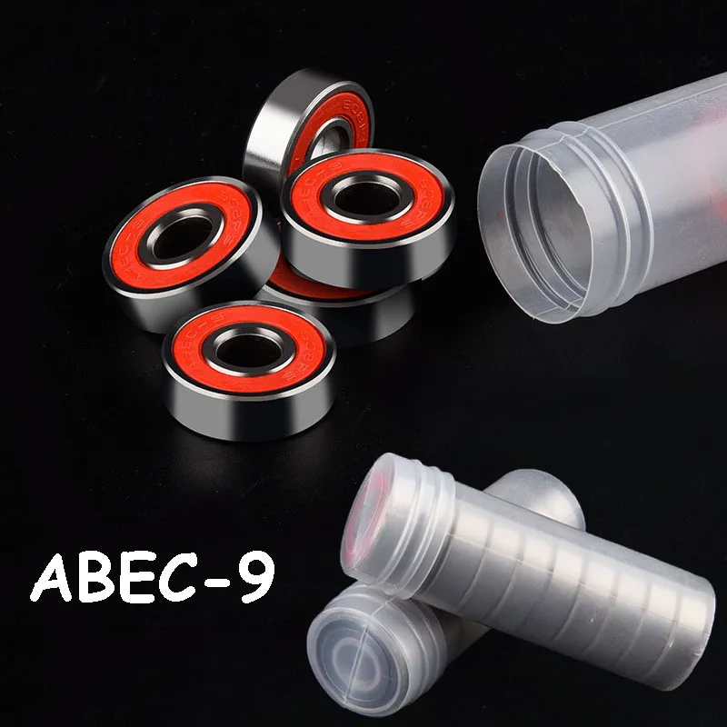 10 шт. ABEC 9 608 2RS Подшипники из нержавеющей стали высокая производительность анти-ржавый ролик скейт скутер скейтборд колеса подшипники 8x22x7 мм