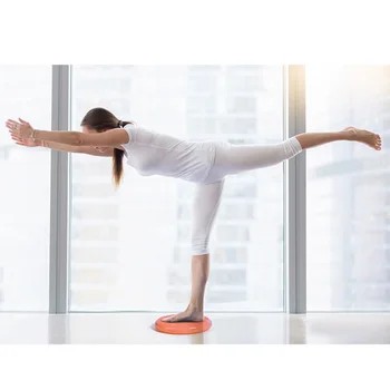 

Inflated Stability Wobble Cushion Extra Thick Core Balance-Disc Wiggle Seat for Improving Core Strength Relieving Back Pain (Pin