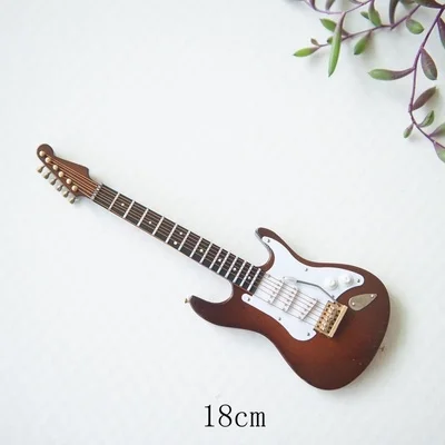 18cm guitar Jane Z Ann/реквизит для фотосъемки новорожденных; Детская куртка из искусственной кожи; брюки для социальных людей; крутой мальчик; Босс; креативная студийная съемка - Цвет: 18cm guitar