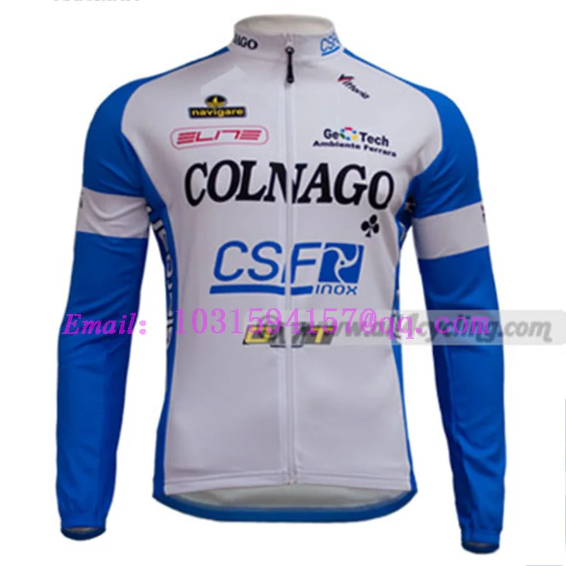 jersey Pro team велокостюм Джерси с длинным рукавом мужская зимняя флисовая куртка Майо велосипедная одежда maglia ciclismo uomo tenue cycliste homme - Цвет: jersey