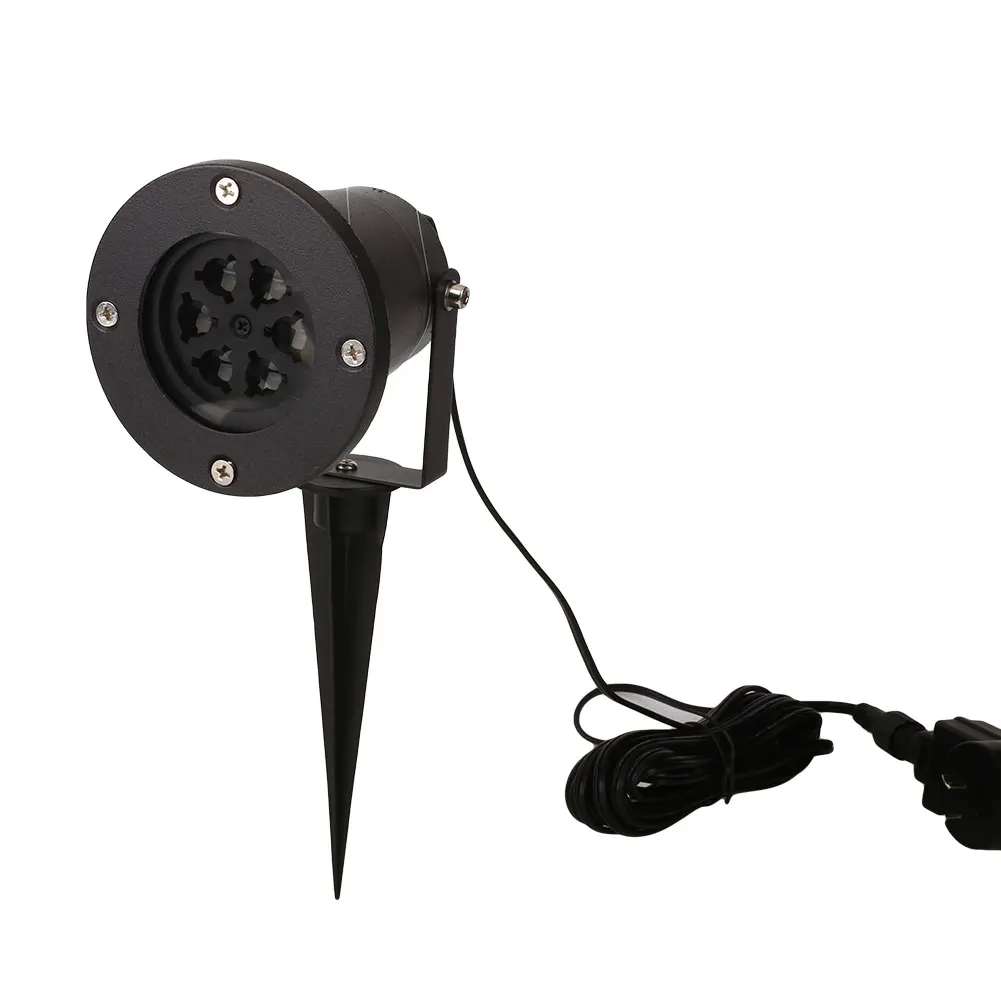 

Outdoor Xmas Snowflake Moving LED Garden Christmas Light Projector IP65 US '