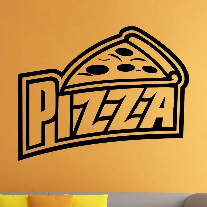 

Express Pizza Sticker Restaurant Decal Poster Vinyl Art Wall Decals Decor Mural Pizza Sticker Wall Decal Pizza Glass Decal