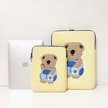 

Koala Sleeve Case for 11 13 Inch Laptop Notebook Girl MacBook Air Ipad Handbag Pouch Korea Soft Travel Business Bear Storage Bag
