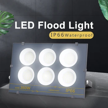 Foco de luz LED impermeable IP66, 250W, 360W, 650W, lámparas de pared LED Foodlight para exteriores, iluminación LED de 220V para exteriores