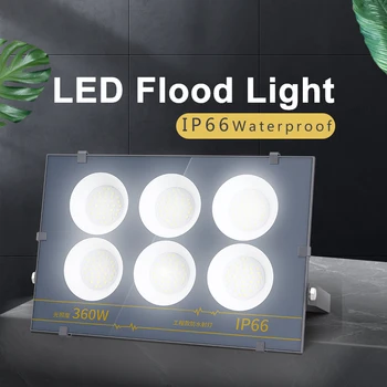 

IP66 Waterproof LED Flood Light LED Spotlight 250W 360W 650W Wall Lamps LED Foodlight Outdoor Focos LED 220V Outdoor Lighting
