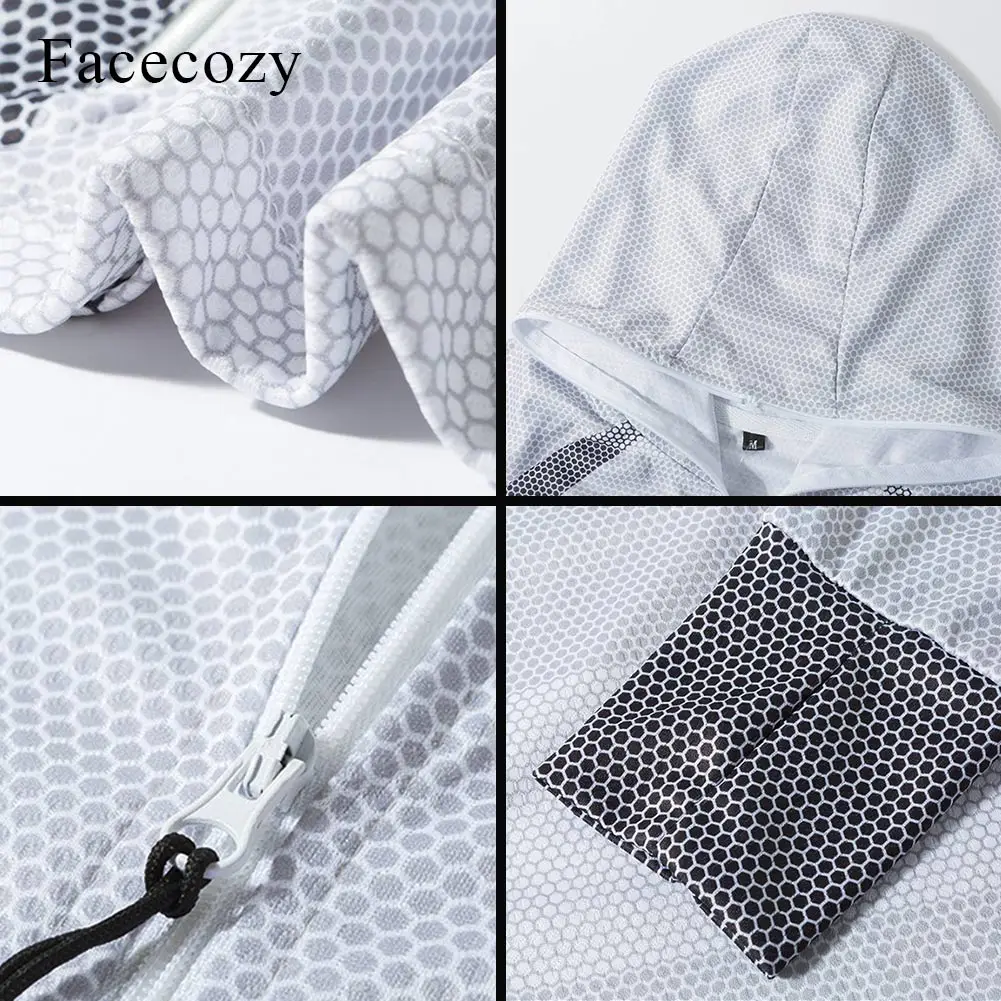 Facecozy 2019 водоотталкивающие рыболовные куртки мужские летние дышащие