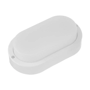 

Surface mounted oval lamp Ecola, 12 W, 6500 K, 220 V, IP65, 160x90x45mm, white 5375340