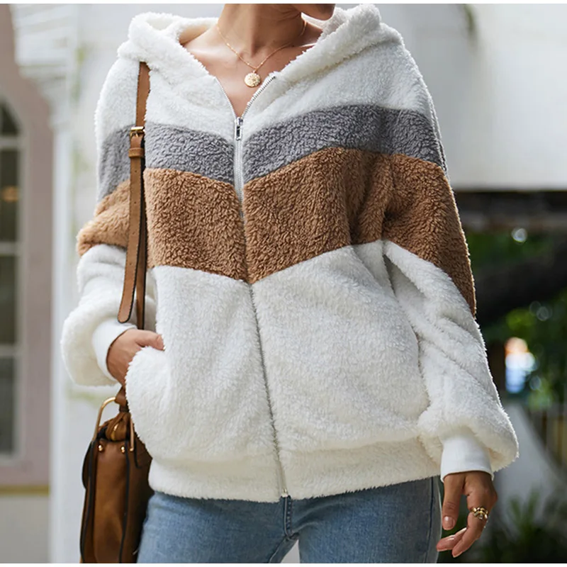 Gorgeous Loose Sweatshirt Warm Plush Hoodie - Fashion Design Store