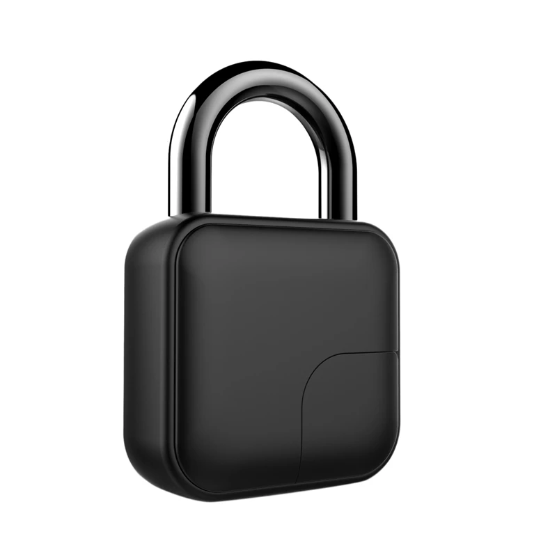 

USB Smart Fingerprint Lock with Cover Rechargeable IP65 Waterproof Avoid Fingerprint Cloning for Locker, Door, Luggage, Backpack